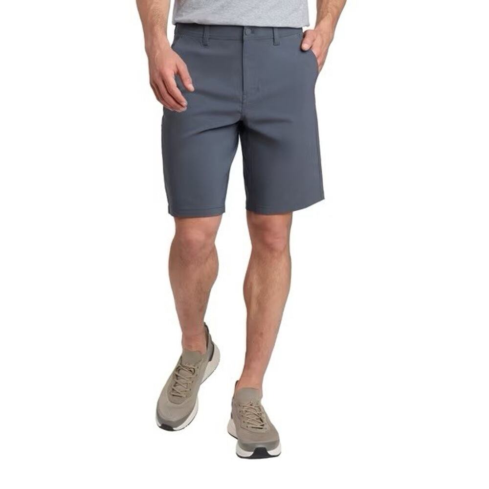 Weatherproof Size 36 Men's Ripstop Utility Shorts 10" Inseam Charcoal